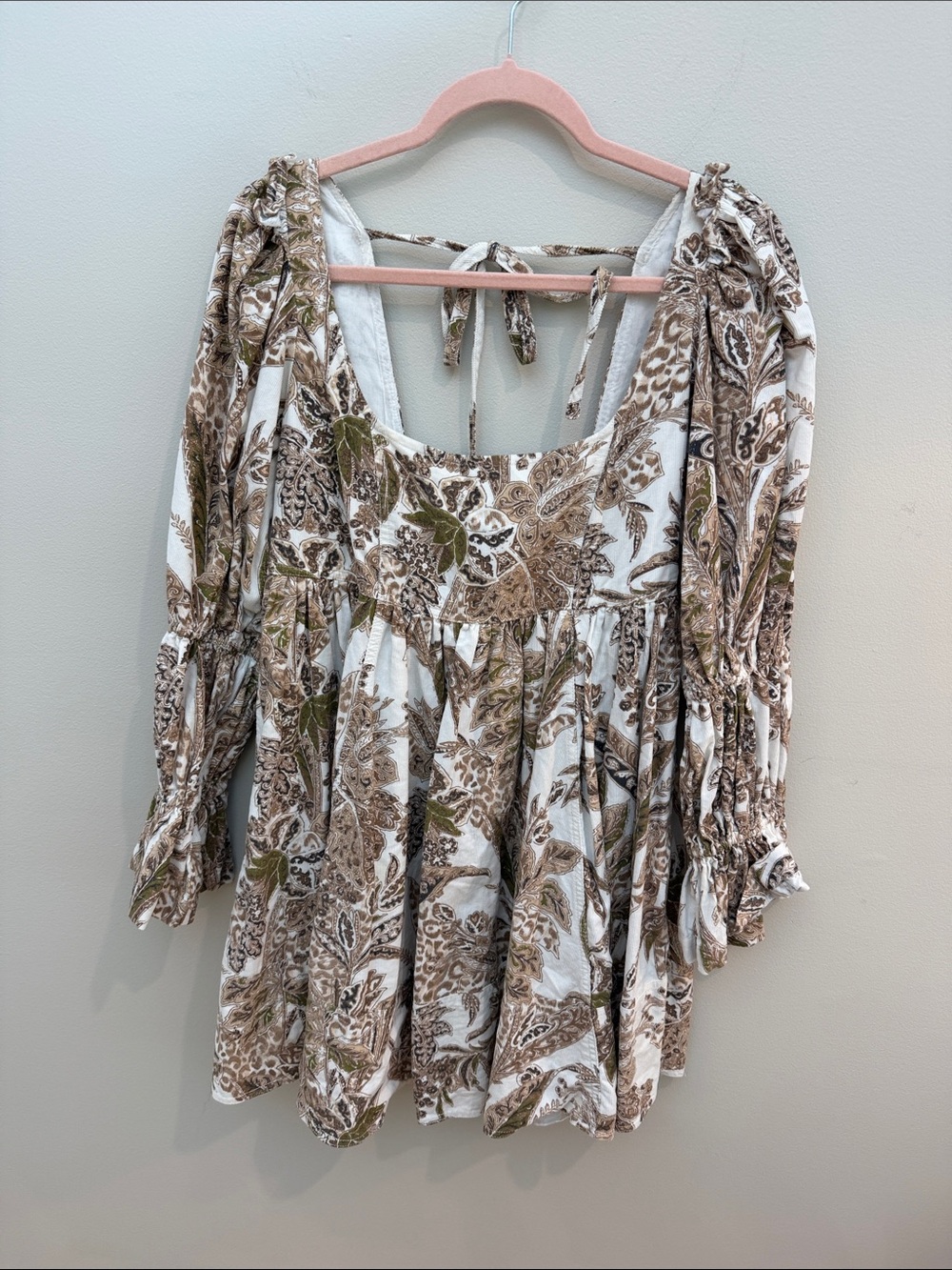 Anthropologie Pilcro Boho Floral Peasant Dress